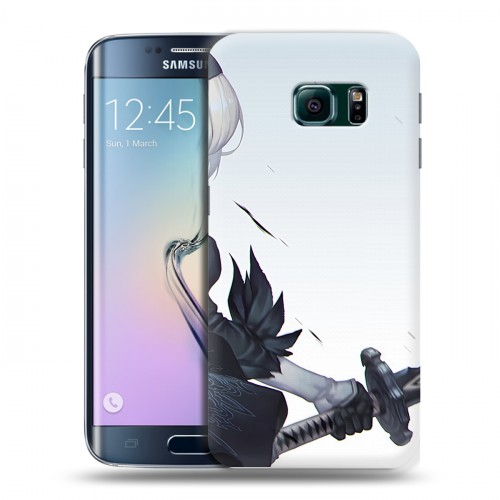 Дизайнерский пластиковый чехол для Samsung Galaxy S6 Edge NieR:Automata