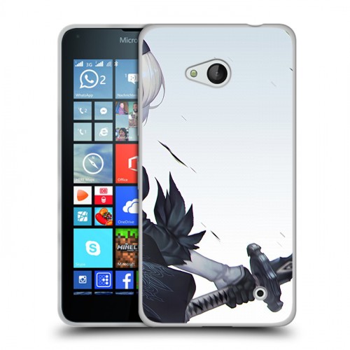 Дизайнерский пластиковый чехол для Microsoft Lumia 640 NieR:Automata