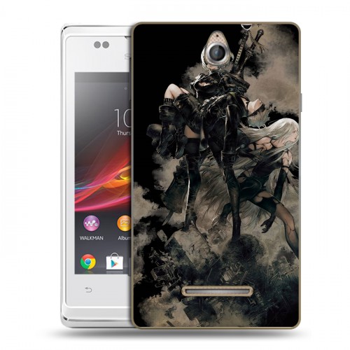 Дизайнерский пластиковый чехол для Sony Xperia E NieR:Automata