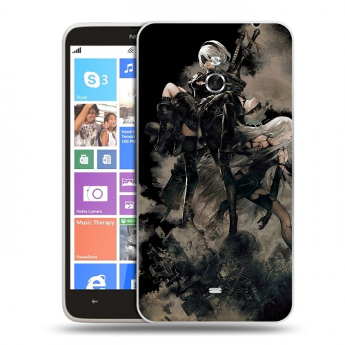 Дизайнерский пластиковый чехол для Nokia Lumia 1320 NieR:Automata