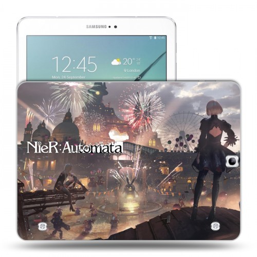 Дизайнерский силиконовый чехол для Samsung Galaxy Tab S2 9.7 NieR:Automata