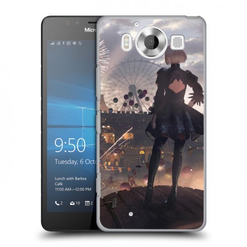 Дизайнерский пластиковый чехол для Microsoft Lumia 950 NieR:Automata