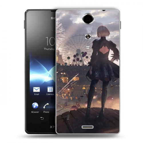 Дизайнерский пластиковый чехол для Sony Xperia TX NieR:Automata