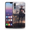 Дизайнерский силиконовый с усиленными углами чехол для Huawei P20 Pro NieR:Automata