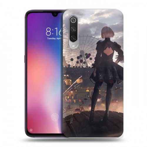 Дизайнерский силиконовый с усиленными углами чехол для Xiaomi Mi9 NieR:Automata