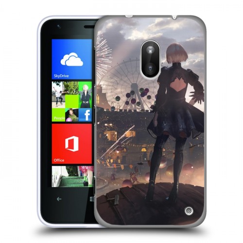 Дизайнерский пластиковый чехол для Nokia Lumia 620 NieR:Automata