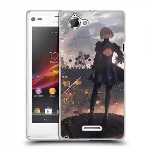 Дизайнерский пластиковый чехол для Sony Xperia L NieR:Automata