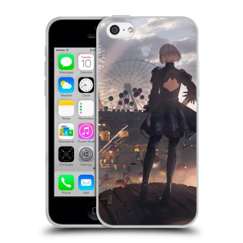 Дизайнерский пластиковый чехол для Iphone 5c NieR:Automata