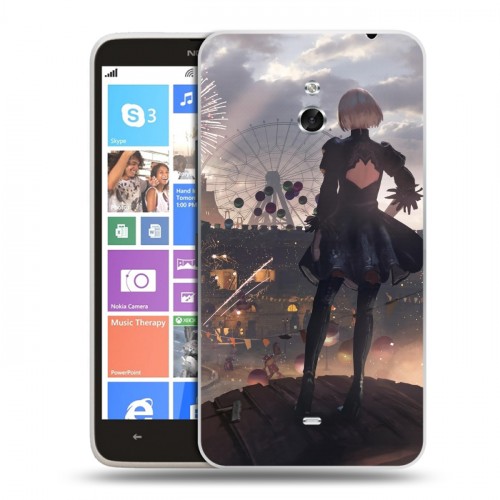 Дизайнерский пластиковый чехол для Nokia Lumia 1320 NieR:Automata