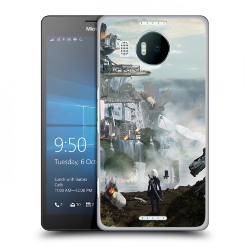 Дизайнерский пластиковый чехол для Microsoft Lumia 950 XL NieR:Automata
