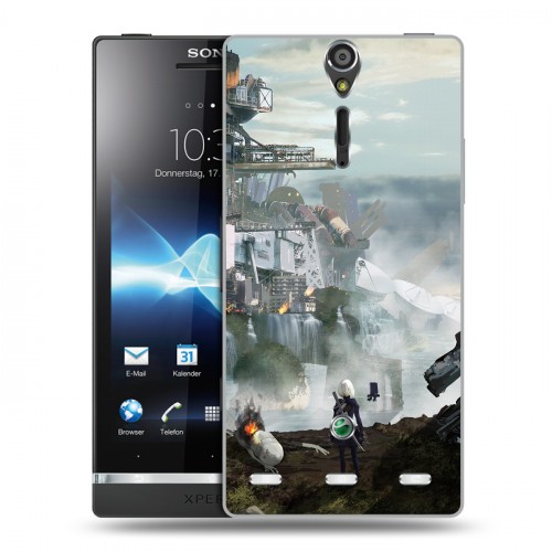 Дизайнерский пластиковый чехол для Sony Xperia S NieR:Automata