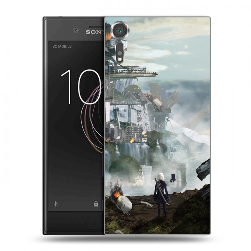 Дизайнерский пластиковый чехол для Sony Xperia XZs NieR:Automata