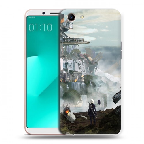 Дизайнерский пластиковый чехол для OPPO A83 NieR:Automata