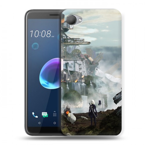 Дизайнерский пластиковый чехол для HTC Desire 12 NieR:Automata