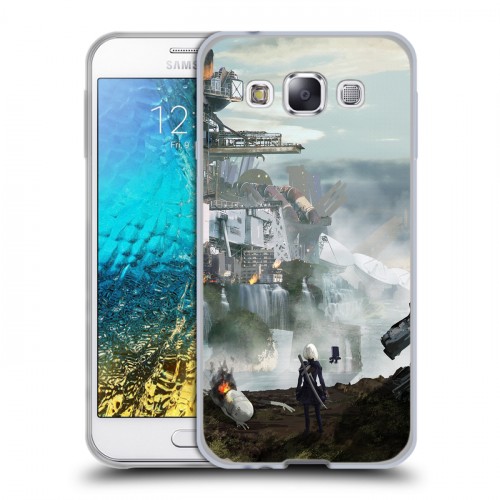 Дизайнерский пластиковый чехол для Samsung Galaxy E5 NieR:Automata