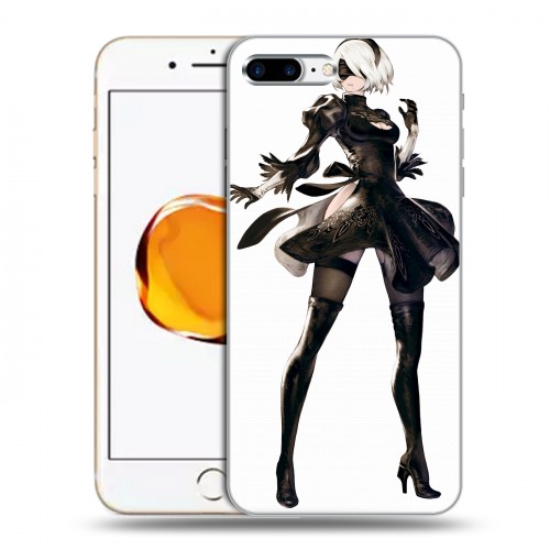 Дизайнерский пластиковый чехол для Iphone 7 Plus / 8 Plus NieR:Automata