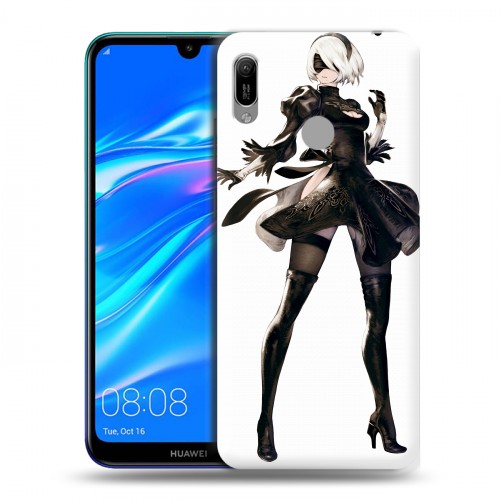 Дизайнерский пластиковый чехол для Huawei Y6 (2019) NieR:Automata