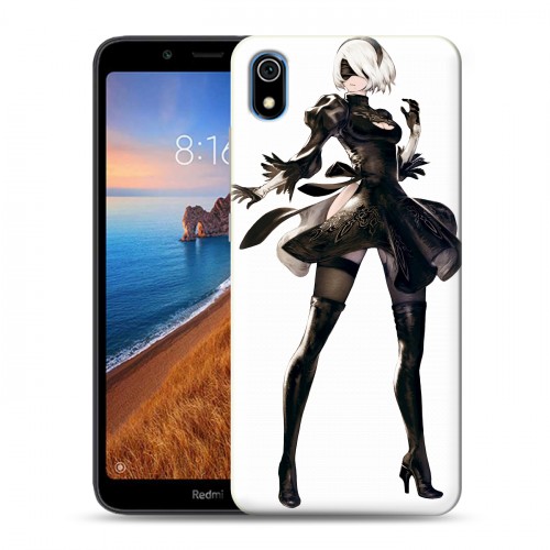 Дизайнерский силиконовый чехол для Xiaomi RedMi 7A NieR:Automata