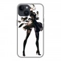 Дизайнерский пластиковый чехол для Iphone 14 NieR:Automata