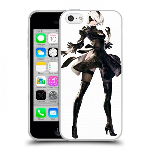 Дизайнерский пластиковый чехол для Iphone 5c NieR:Automata