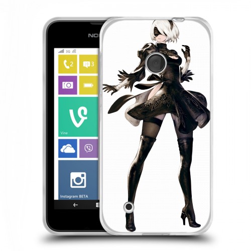 Дизайнерский пластиковый чехол для Nokia Lumia 530 NieR:Automata