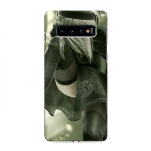 Дизайнерский силиконовый чехол для Samsung Galaxy S10 NieR:Automata