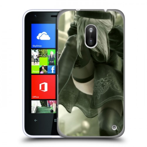 Дизайнерский пластиковый чехол для Nokia Lumia 620 NieR:Automata