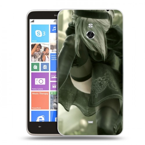 Дизайнерский пластиковый чехол для Nokia Lumia 1320 NieR:Automata