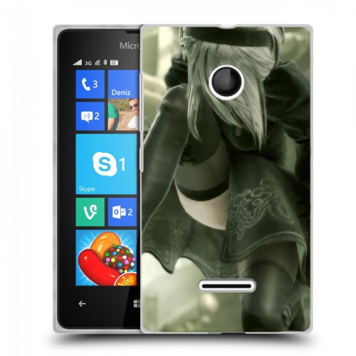 Дизайнерский пластиковый чехол для Microsoft Lumia 435 NieR:Automata