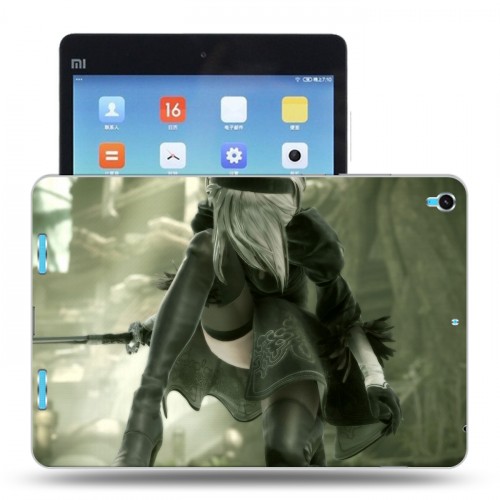 Дизайнерский силиконовый чехол для Xiaomi MiPad NieR:Automata