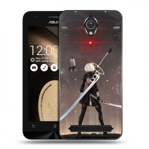 Дизайнерский пластиковый чехол для ASUS Zenfone Go NieR:Automata