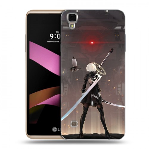 Дизайнерский пластиковый чехол для LG X Style NieR:Automata