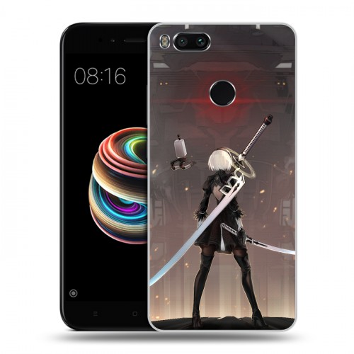 Дизайнерский силиконовый чехол для Xiaomi Mi5X NieR:Automata