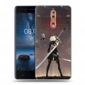 Дизайнерский пластиковый чехол для Nokia 8 NieR:Automata