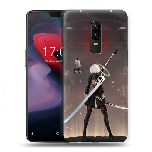 Дизайнерский пластиковый чехол для OnePlus 6 NieR:Automata