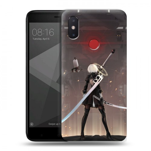 Дизайнерский пластиковый чехол для Xiaomi Mi8 SE NieR:Automata