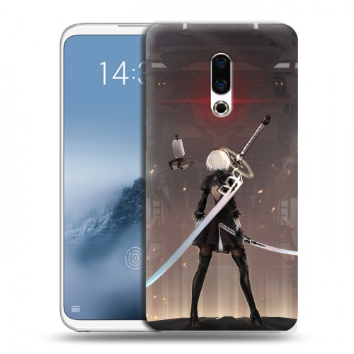 Дизайнерский силиконовый чехол для Meizu 16th Plus NieR:Automata