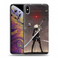 Дизайнерский силиконовый чехол для Iphone Xs Max NieR:Automata