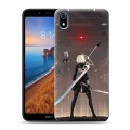 Дизайнерский силиконовый чехол для Xiaomi RedMi 7A NieR:Automata