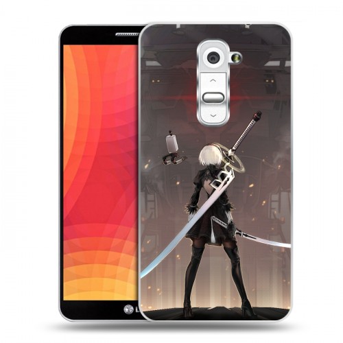 Дизайнерский пластиковый чехол для LG Optimus G2 NieR:Automata