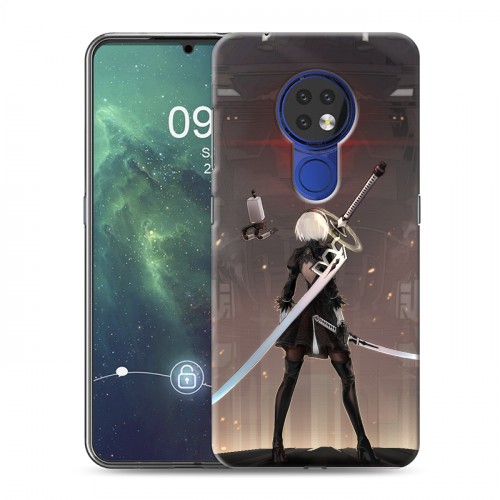 Дизайнерский силиконовый чехол для Nokia 6.2 NieR:Automata