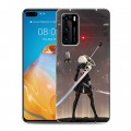 Дизайнерский пластиковый чехол для Huawei P40 NieR:Automata