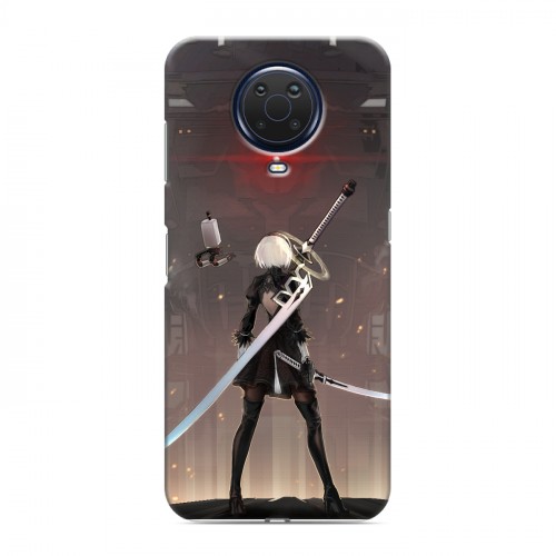 Дизайнерский силиконовый чехол для Nokia G20 NieR:Automata