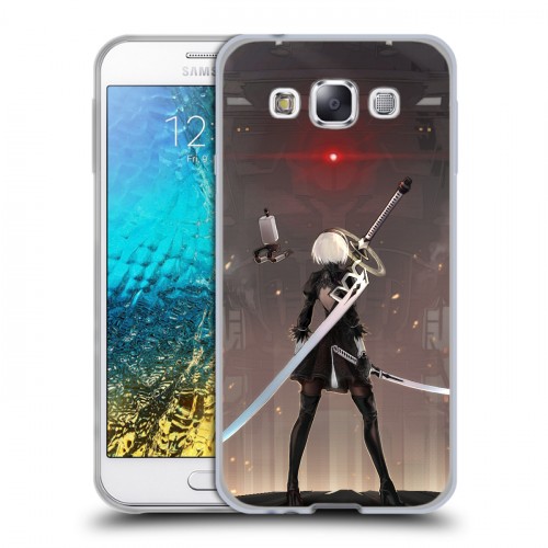 Дизайнерский пластиковый чехол для Samsung Galaxy E5 NieR:Automata