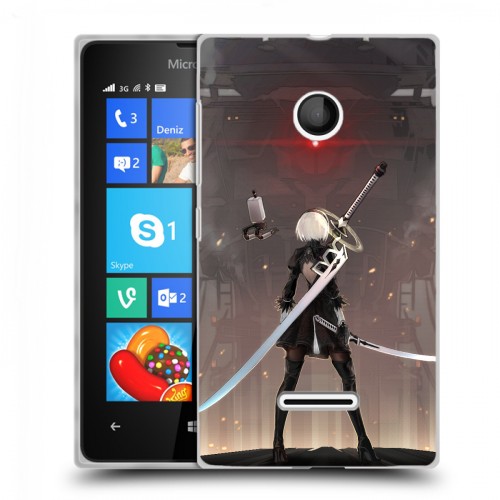 Дизайнерский пластиковый чехол для Microsoft Lumia 435 NieR:Automata