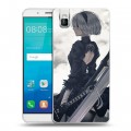 Дизайнерский пластиковый чехол для Huawei ShotX NieR:Automata