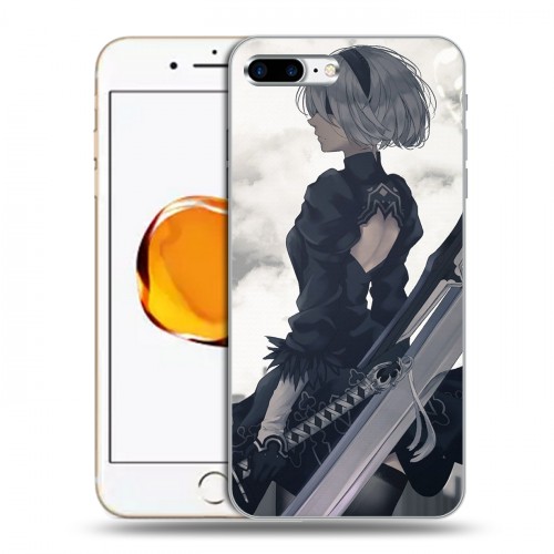 Дизайнерский пластиковый чехол для Iphone 7 Plus / 8 Plus NieR:Automata