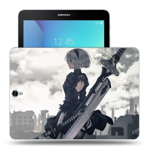 Дизайнерский силиконовый чехол для Samsung Galaxy Tab S3 NieR:Automata