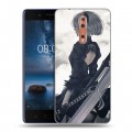 Дизайнерский пластиковый чехол для Nokia 8 NieR:Automata