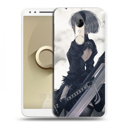 Дизайнерский пластиковый чехол для Alcatel 3 NieR:Automata